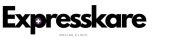 Black Bold Typographic Medical Hospital Logo (571 x 125 px)